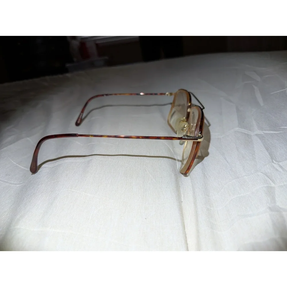 Vintage Tura 282 Tortoise Gold Pilot Metal Sunglasses Japan FRAMES ONLY
